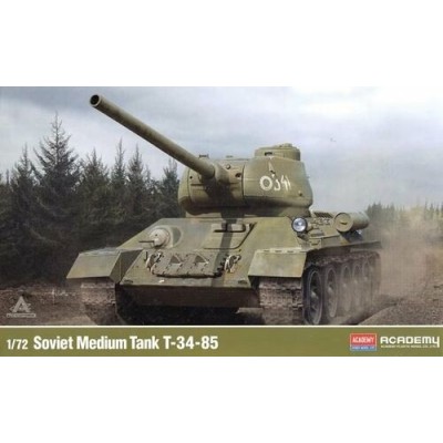 ACA13421 SOVIET MEDIIUM TANK T-34-85-NEW DESIGN 1/72