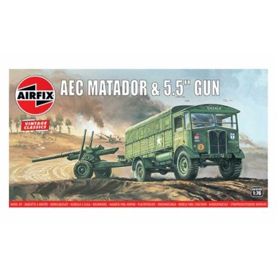 AIR01314V AEC MATADOR & 5.5 INCH GUN 1/76