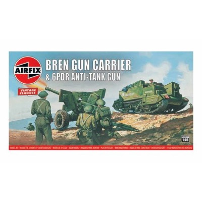 AIR01309V BREN GUN CARRIER & 6 PDR AT GUN, 1/76