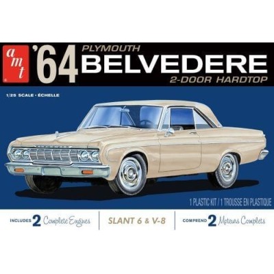 AMT1188 64 BELVEDERE, w straight 6 engine 2T 1/25