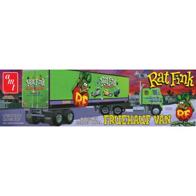 AMT1292 FRUEHAUF BEADED VAN TRAILER HAULER-Rat Fink 1/25 *
