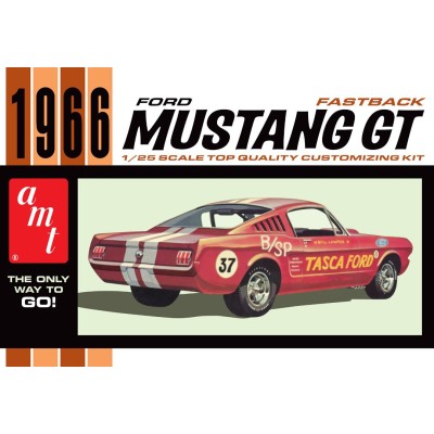 AMT1305 66 MUSTANG FASTBACK 2+2, 1/25
