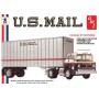 AMT1326 FORD C600 US MAIL TRUCK w USPS trailer 1/25 *
