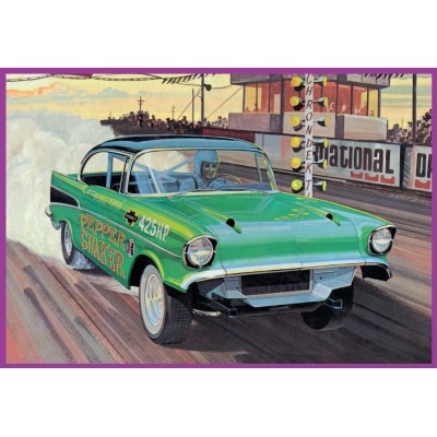 AMT1360 57 CHEVY BEL AIR "Pepper Shaker" silent box 1/25