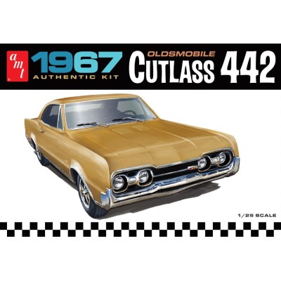 AMT1365 67 OLDSMOBILE 442 1/25
