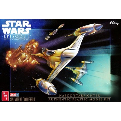 AMT1376 STAR WARS, Phantom Menace N-1 Naboo Star Fighter snap 1/48