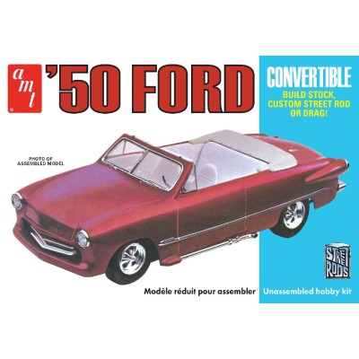 AMT1413 50 FORD CONVERTIBLE, street rod edition, 1/25