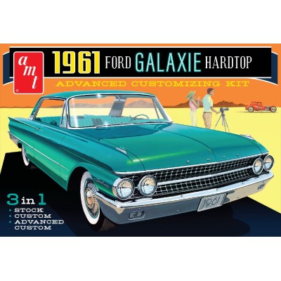 AMT1430 61 FORD GALAXIE HARDTOP 1/25