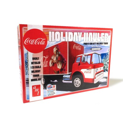 AMT1459 FORD C-600 CITY HOLIDAY DELIVERY TRUCK, Coke 1/25