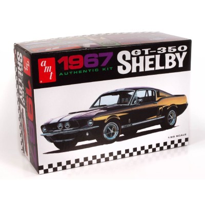 AMT800 67 SHELBY GT 350, white, 1/25
