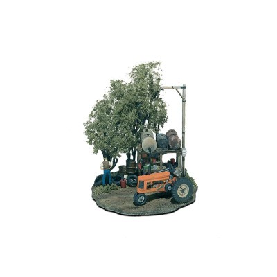 WS112 TRACTOR PIT SHOP MINI SCENE *