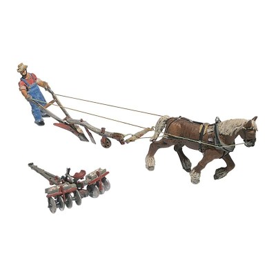 WS210 PLOW,DISC,HORSE,&MAN SCENIC DETAILS *