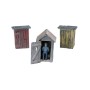 WS214 3 OUTHOUSES AND MAN SCENIC DETAILS
