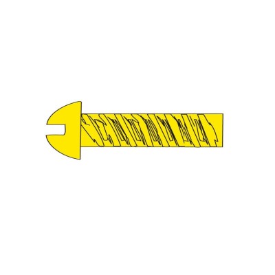 WS807 0-80 3/8IN.ROUND HEAD HOB-BITS(PKG5)