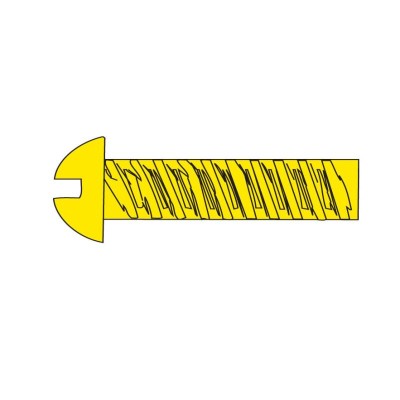 WS812 1-72 1/2IN. ROUND HEAD HOB-BITS(PKG5)