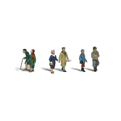 WS1900 HO COUPLES IN COATS