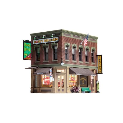 WS5024 HO CORNER EMPORIUM BUILT-N-READY