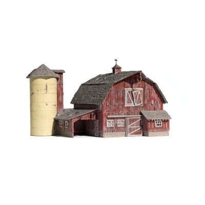 WS5038 HO OLD WEATHERED BARN