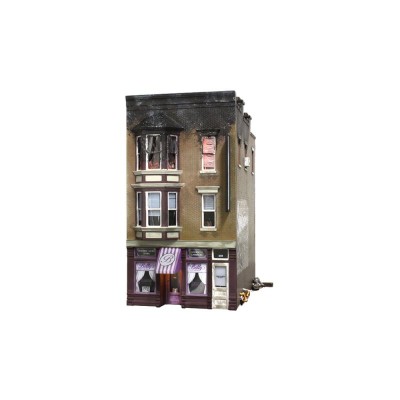 'WS5051 HO BETTY''S BURNING BUILDING'