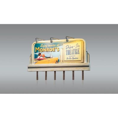 'WS5794 JUST PLUG BILLBOARD, Monroe''s Drive In'
