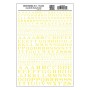 WS705 ROMAN RR YELLOW MOD.GRAPHICS 1/16"-5/16"