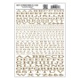WS717 EXT.ROMAN RR GOLD MOD.GRAPH.1/16"-1/4"