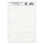 WS719 COND.ROMAN RR WHITE MOD.GRAPH.1/16"-5/16