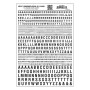 WS737 COND.ROMAN RR BLACK MOD.GRAPH.1/16"-5/16