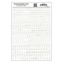 WS740 45*USA GOTHIC WHITE MOD.GRAPH.1/16"-5/16