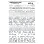 WS750 NO.45*USA GOTHIC SIL.MOD.GRA.1/16"-5/16"