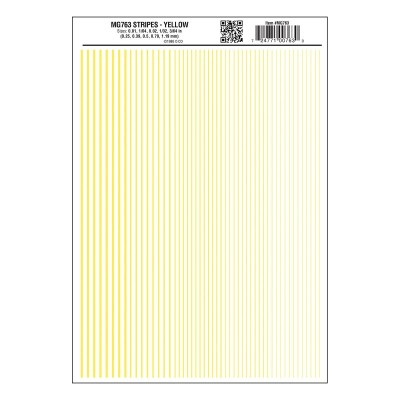 WS763 STRIPES YELLOW MOD.GRAPH..010'TO3/64"