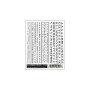 WS505 R.R. ROMAN BLACK DRY TRANSFER DECALS