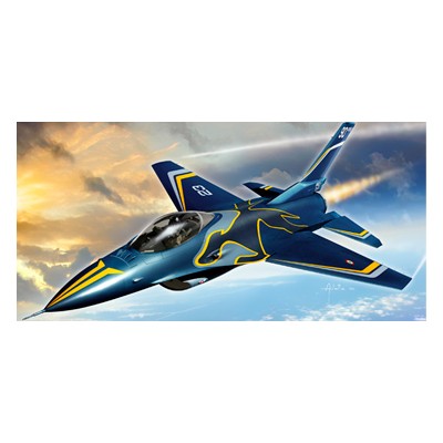 ITAAS851 F16 FIGHTING FALCON 1/100 W/PUZZLE (150PC) *1