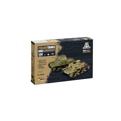ITA25768 ITALIAN TANKS and SEMOVENTI, 1/56