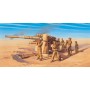 ITA7512 8.8cm FLAK 37 AA GUN w crew 1/72