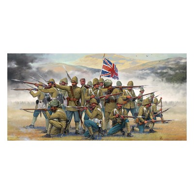 ITA6187 BRITISH INFANTRY/SEPOYS COLON.WARS 1/72