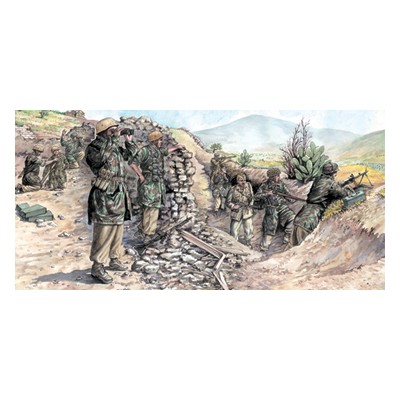 ITA6134 GERMAN PARATROOPERS, tropical 1/72