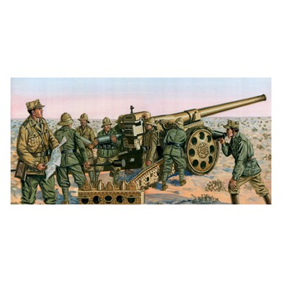 ITA6165 CANNONE DA 149/40 w crew, WWII 1/72