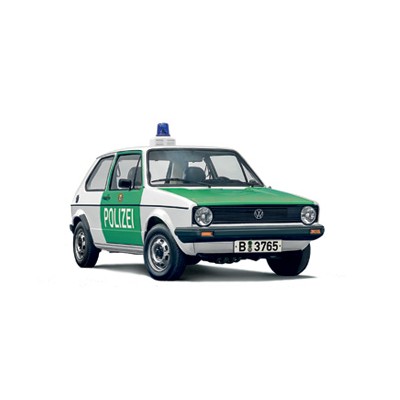 ITA3666 VW GOLF POLIZEI, 1/24