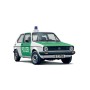 ITA3666 VW GOLF POLIZEI, 1/24