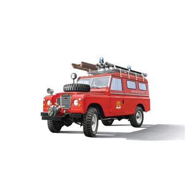 ITA3660 LAND ROVER FIRE TRUCK 1/24
