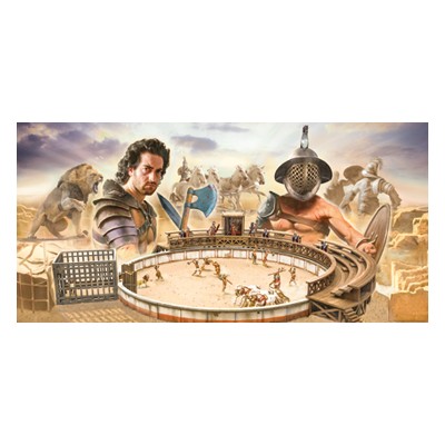 ITA6196 GLADIATORS FIGHT 1/72 *