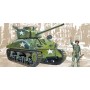 ITA0225 M4-A1 SHERMAN TANK 1/35