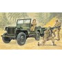 ITA0314 WILLYS MB JEEP w trailer 1/35