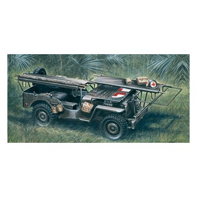 ITA0326 1/4 TON 4x4 AMBULANCE JEEP, 1/35