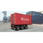 ITA3887 20' CONTAINER TRAILER 1/24 *