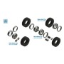 ITA3909 EUROPEAN TRACTOR TIRES AND RIMS 1/24