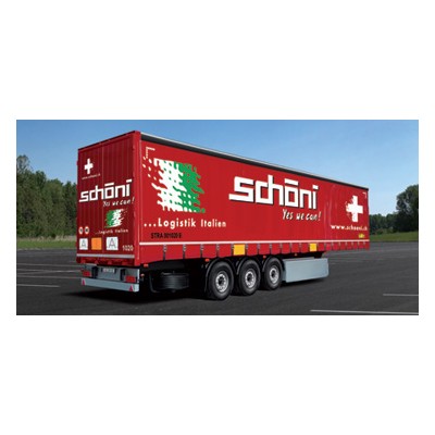 ITA3918 CURTAINSIDE TRAILER 1/24