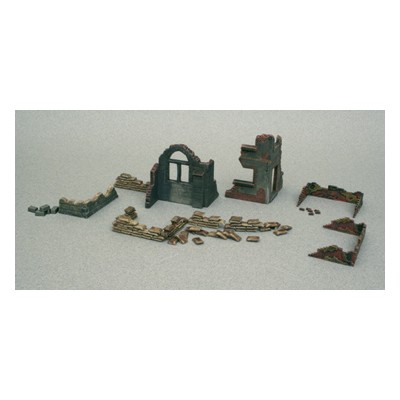 ITA6087 ACCESSORIES & RUINS 1/72