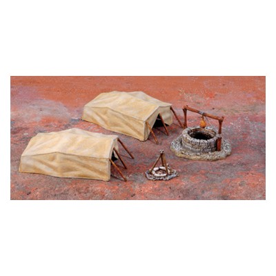 ITA6148 DESERT WALL & TENTS, 1/72